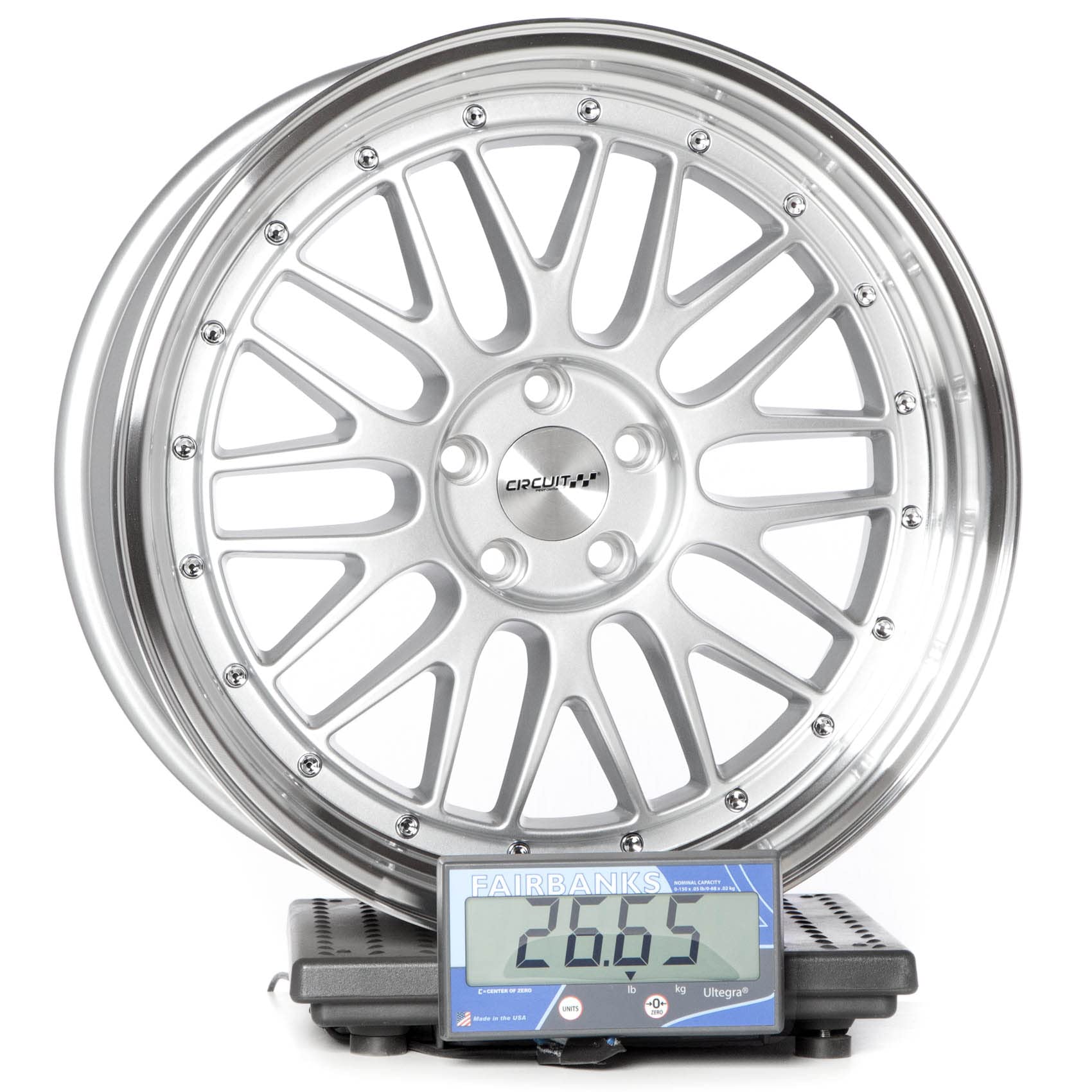 Circuit Performance CP30 19×9.5 Gloss Silver 5×114.3 [+35mm] Wheel Compatible with Honda Accord, Civic, Toyota Camry, Infiniti G35 G37