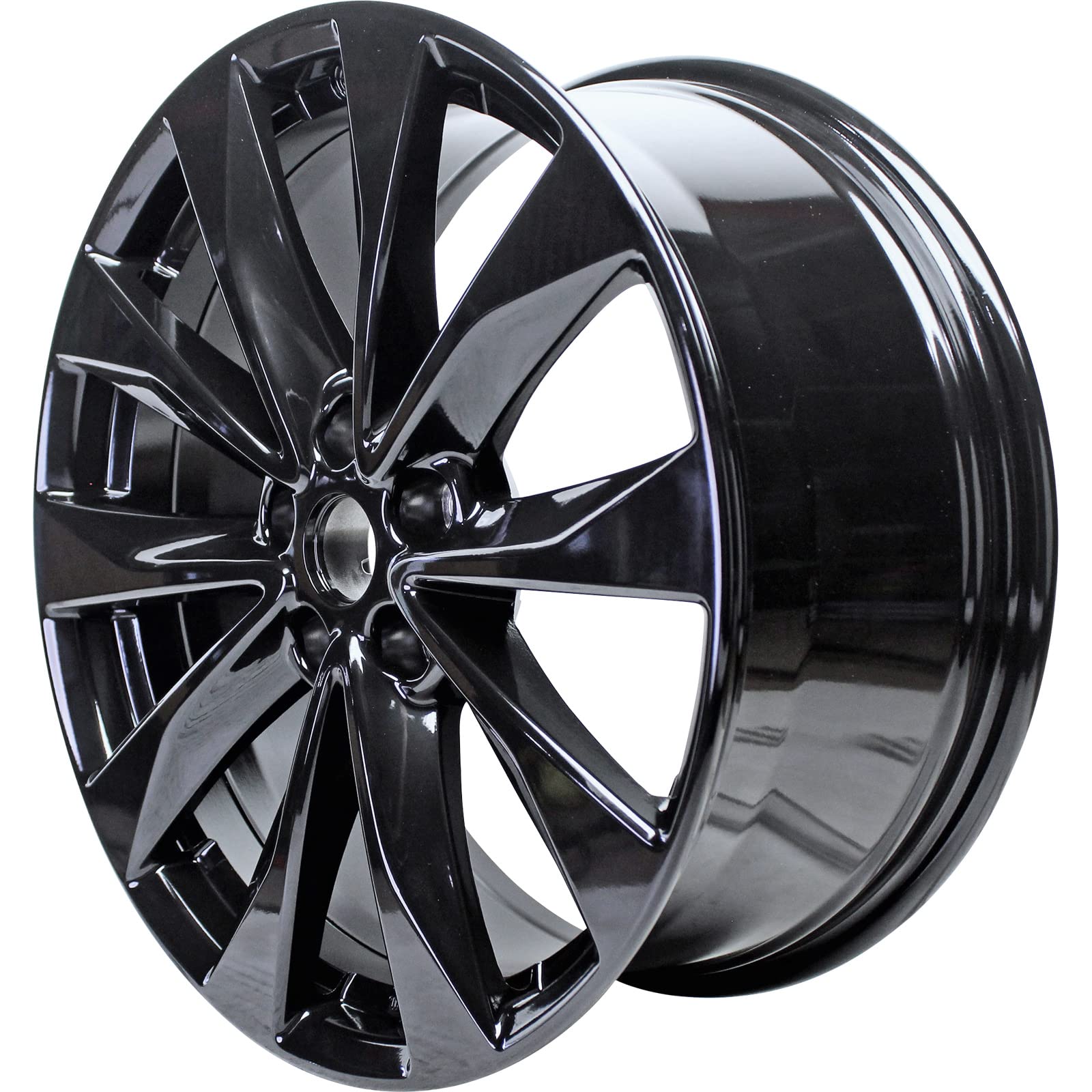 New 19x8.5" 19 Inch Gloss Black Aluminum Alloy Wheel Rim for Nissan Maxima 2016 2017 2018 2019 2020 2021 2022 | ALY62723U46N | Direct Fit - OE Stock Specs