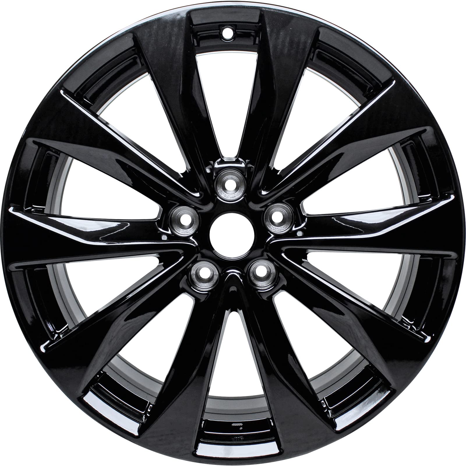 New 19x8.5" 19 Inch Gloss Black Aluminum Alloy Wheel Rim for Nissan Maxima 2016 2017 2018 2019 2020 2021 2022 | ALY62723U46N | Direct Fit - OE Stock Specs