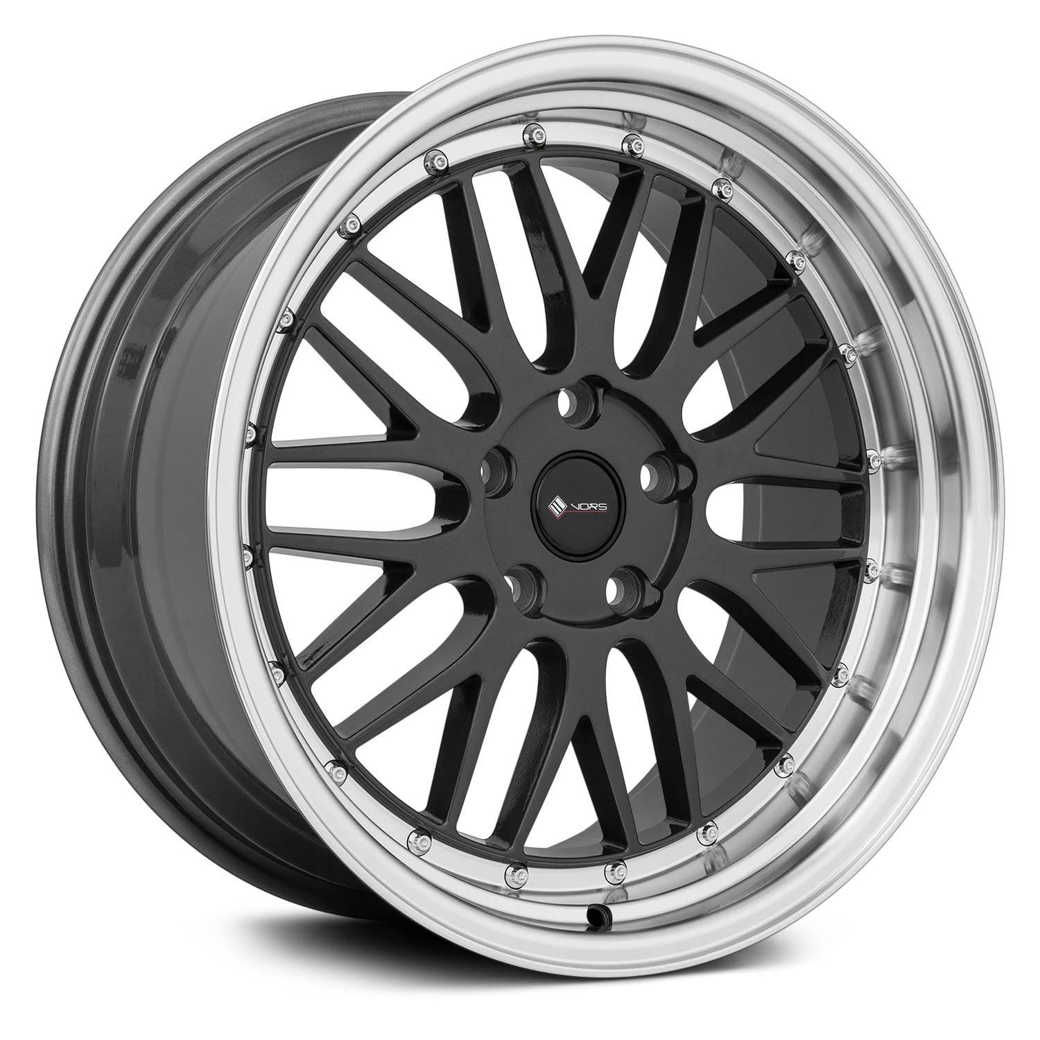 19x9.5 Vors VR8 5x114.3 35 Hyper Black Wheel Rim 73.1