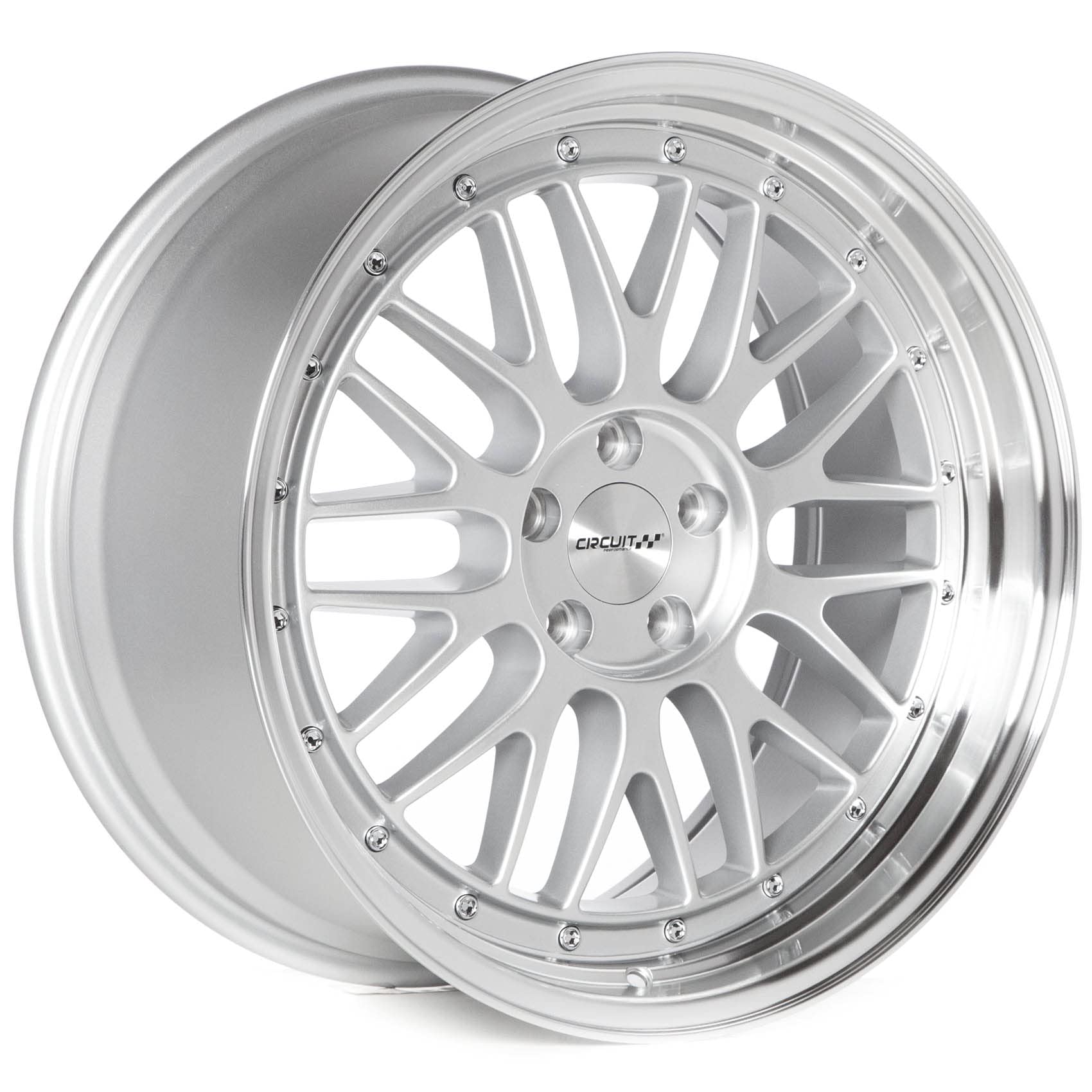 Circuit Performance CP30 19×9.5 Gloss Silver 5×114.3 [+35mm] Wheel Compatible with Honda Accord, Civic, Toyota Camry, Infiniti G35 G37