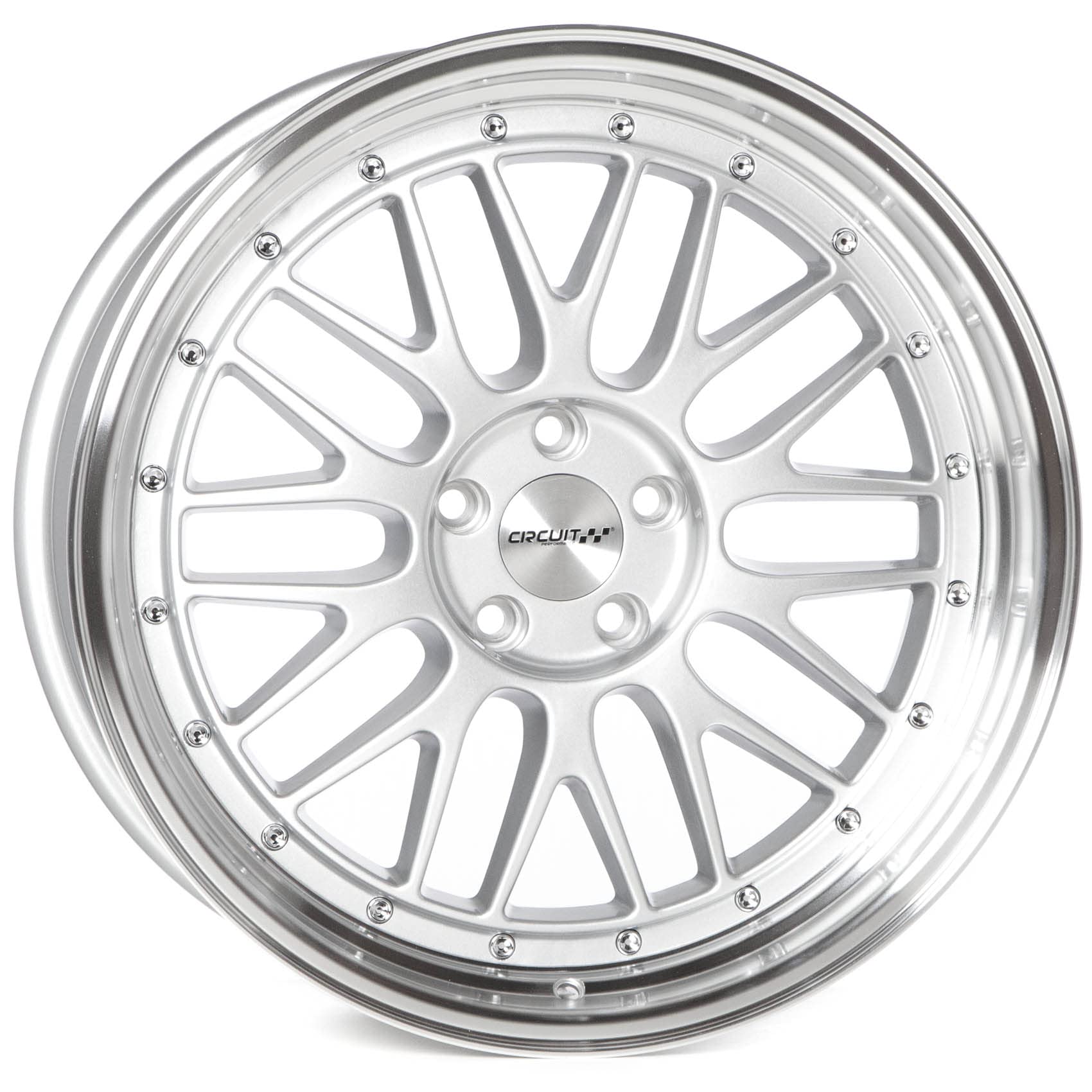 Circuit Performance CP30 19×9.5 Gloss Silver 5×114.3 [+35mm] Wheel Compatible with Honda Accord, Civic, Toyota Camry, Infiniti G35 G37