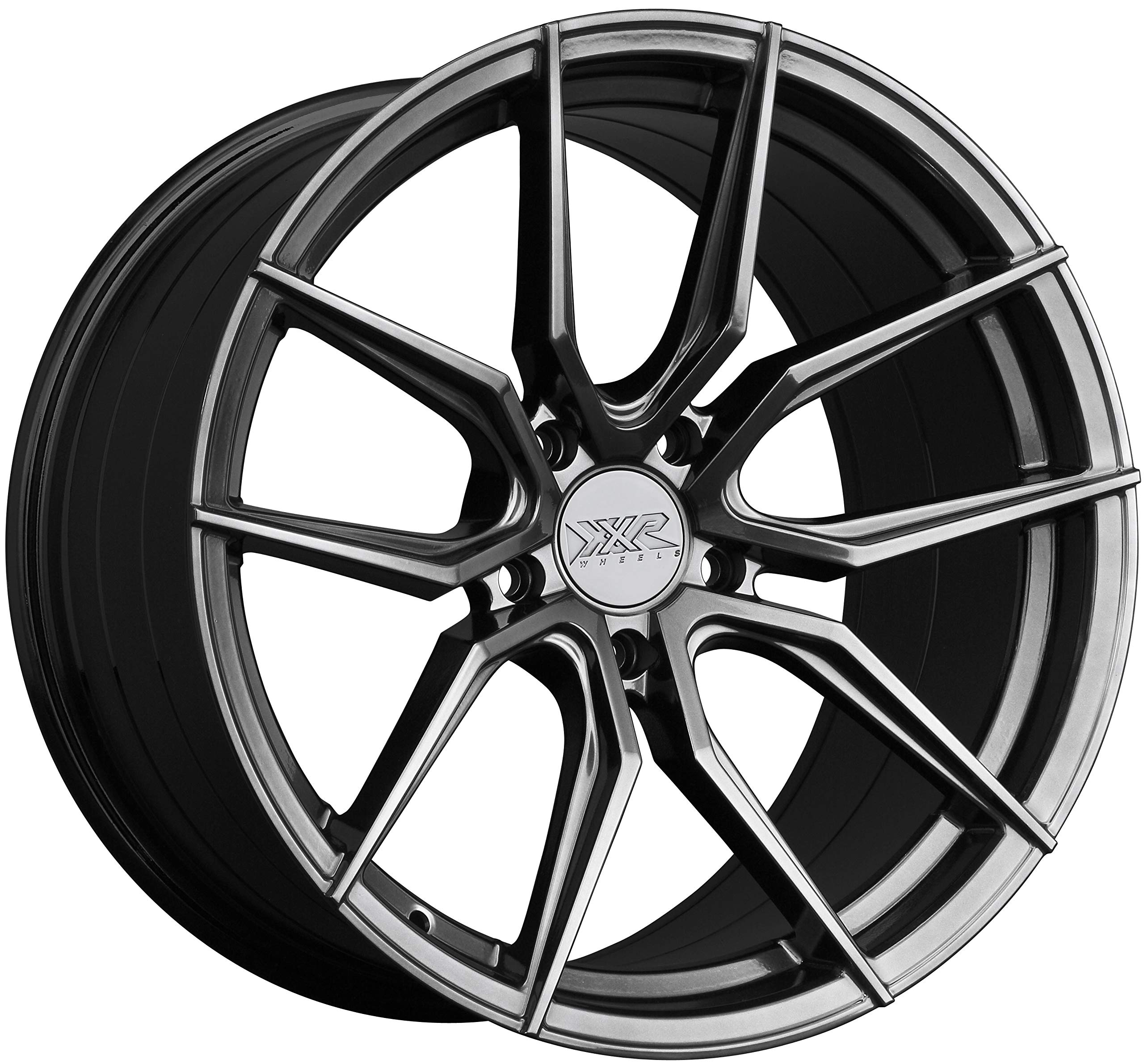 XXR 559 Chromium Black Wheel with Painted (19 x 8.5 inches /5 x 120 mm, 40 mm Offset)