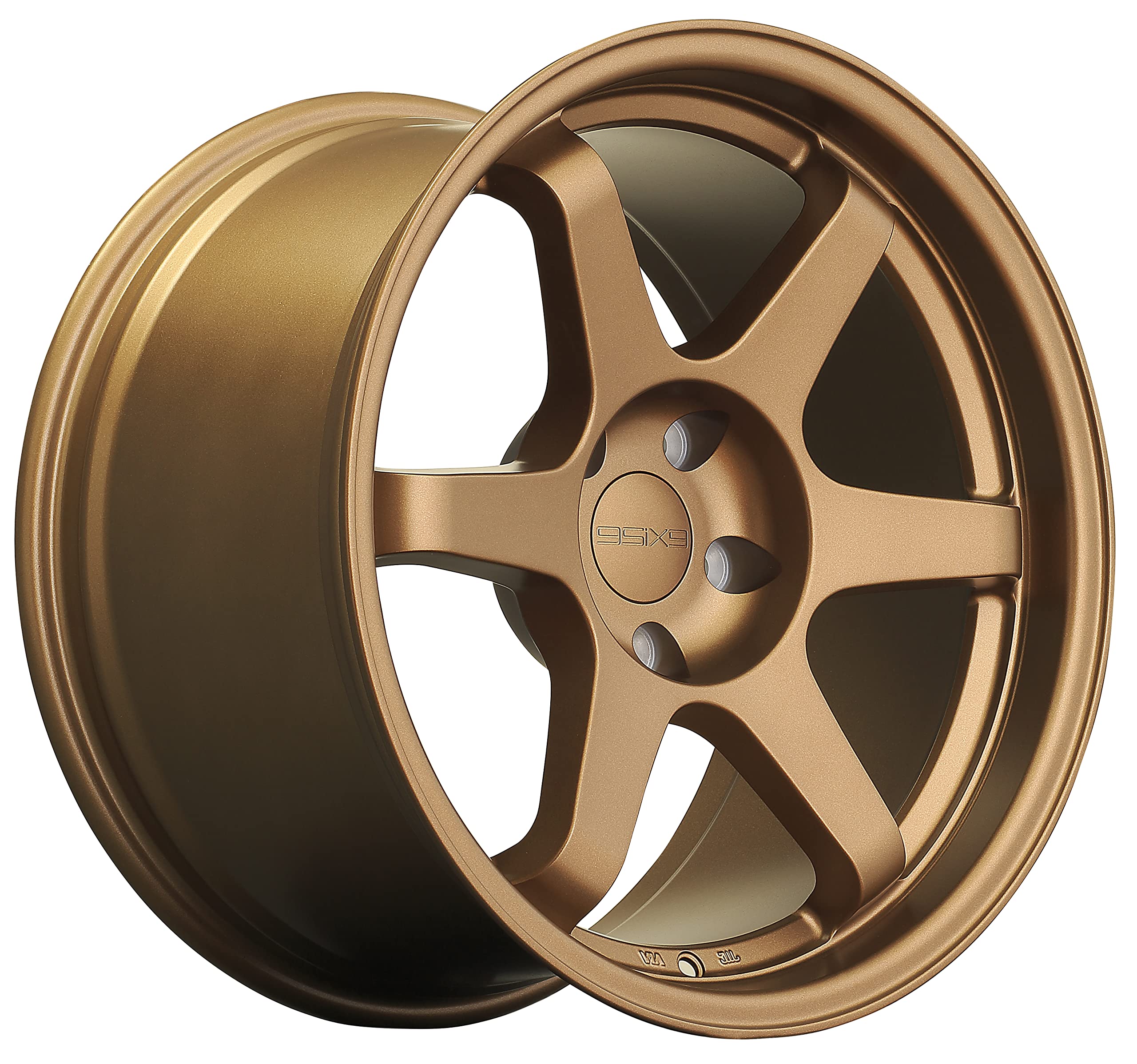 9SIX9 SIX-1 Matte Bronze Wheel with Aluminum (19 x 10. inches /5 x 120 mm, 35 mm Offset)